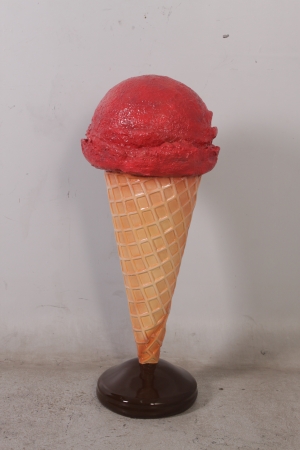 Standing Ice Cream Small - Strawberry 3ft (JR 130017s)