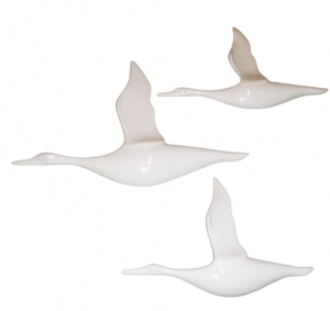 Flying Ducks (JR 140106P)- Porcelain White