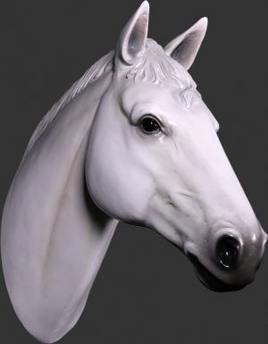 Horse Head - White (JR 150090w)