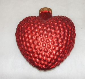Christmas Decor Heart -Red (JR 1179-D)