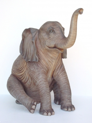 Elephant Sitting 5ft (JR 2232)