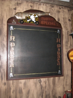 Pirate Menu Board (JR 2403)