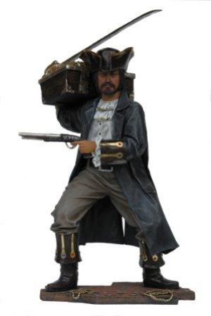 Smuggler, Buccaneer or Highwayman with Treasure Chest 6ft (JR 2495)