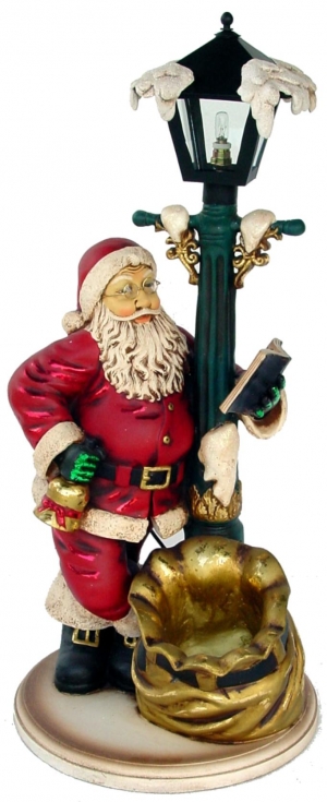 Santa with Lamp post 2ft (JR 1977)