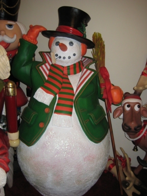 Snowman with Broom 6ft (JR 787009)