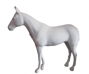 Horse Standing - Primer 3ft (JR 100011P)