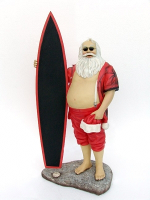 Santa with Surfboard (JR DN)