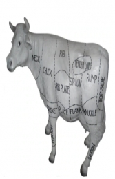 Counter Top Cow - Butcher Diagram (JR 0006) - Thumbnail 01