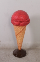 Standing Ice Cream Small - Strawberry 3ft (JR 130017s) - Thumbnail 02