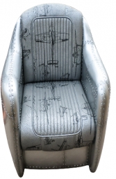 Chair - Silver Airplane (JR 5093) - Thumbnail 01