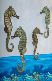 Seahorse 24" - Bronze Wall Decor (JR 140054L) - Thumbnail 03