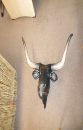 Bull Head (With Long Horns) - Black (JR 2272-B)