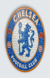 Chelsea F.C. Mosaic Football Sign (JR 2664) - Thumbnail 02