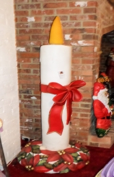 Christmas Candle with Ribbon 5.9ft (JR 2255) - Thumbnail 03