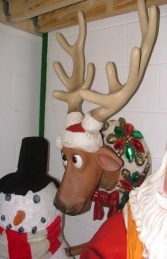 Funny Xmas Reindeer Head (JR 2261) - Thumbnail 03