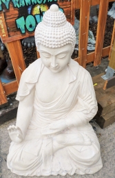 Buddha 39"- Roman Stone (JR 030710) - Thumbnail 03