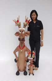 Funny Reindeer with Hands on Hips (JR 2354) - Thumbnail 02