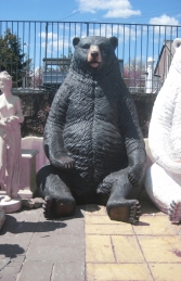 Jumbo Grizzly Bear in Black (JR 130011Bl) - Thumbnail 01