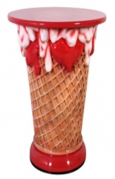 Ice Cream Table - Strawberry (JR 130019S) - Thumbnail 01