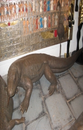 Komodo Dragon in Bronze 11ft Long (JR 080121B) - Thumbnail 01