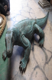 Komodo Dragon small in bronze 5.5ft (JR 120017b) - Thumbnail 01