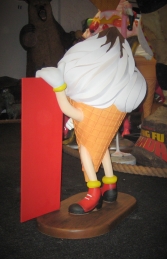 Ice Cream Boy with Menu Board 3ft (JR 2854) - Thumbnail 03