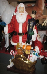 Santa Claus with Gifts - 6ft (JR 2174)