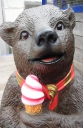 Grizzly Bear sitting with Ice Cream 2ft (JR 2727)	 - Thumbnail 03