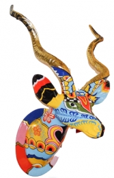Kudu Head - Pop Art Style (JR 3289) - Thumbnail 01