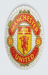 Manchester United Mosaic Football Sign (JR 2663)