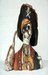 Pirate Skull Bust Captain Hook (JR 2435) - Thumbnail 01