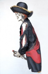 Figure Head - Skeleton Pirate 4ft (JR 2442) - Thumbnail 02