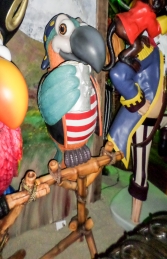Parrot - Pirate Drinking without Stand ( JR C-074) - Thumbnail 03