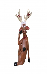 FUNNY REINDEER THINKING JR S-013 - Thumbnail 01