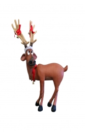 DASHER REINDEER STANDING WITH X LEGS - JR S-019 - Thumbnail 01