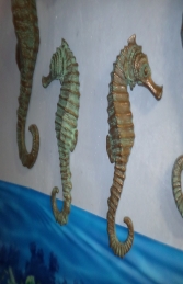 Seahorse (set of 2) 24" Hanging (JR 140054) - Thumbnail 02