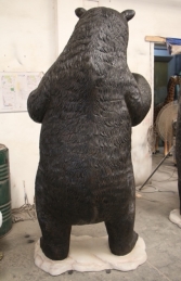 Grizzly Bear -Growling -Black JR 120049BL - Thumbnail 02