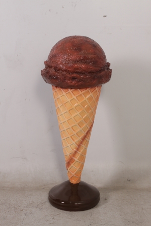 Standing Ice Cream Small - Chocolate 3ft (JR 130017c)