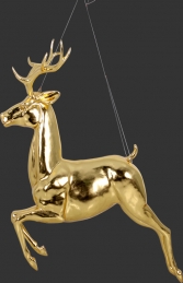 Flying Reindeer- Gold Leaf (JR 120066GL)