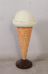Standing Ice Cream Small - Vanilla 3ft (JR 130017v)