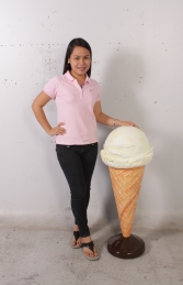 Standing Ice Cream Small - Vanilla 3ft (JR 130017v) - Thumbnail 02