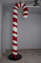 Candy Cane 12ft JR 150010 Red, White & Gold