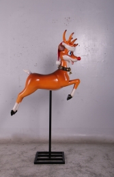 REINDEER FUNNY ON STAND - JR 160252 - Thumbnail 01