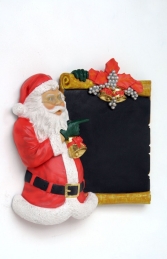 Santa Claus standing with Board - 2ft (JR PB-08) - Thumbnail 02