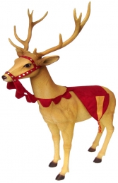 Reindeer head up - dressed (JR IE+08HUD)