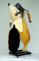 Banana with Monkey and with Black-board 6ft (JR 1437) - Thumbnail 02