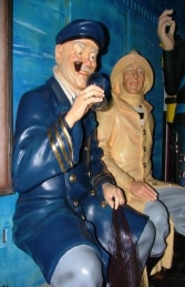 Seated Old Sea Captain life-size (JR OSC)