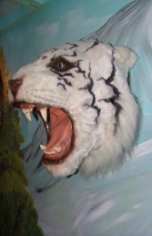 Tiger Head - White (JR 2107-W) - Thumbnail 01