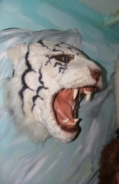 Tiger Head - White (JR 2107-W) - Thumbnail 02