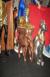 Egyptian Elephant Side Table (JR 5032) - Thumbnail 01